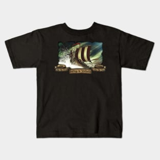 Sailing to Valhalla Kids T-Shirt